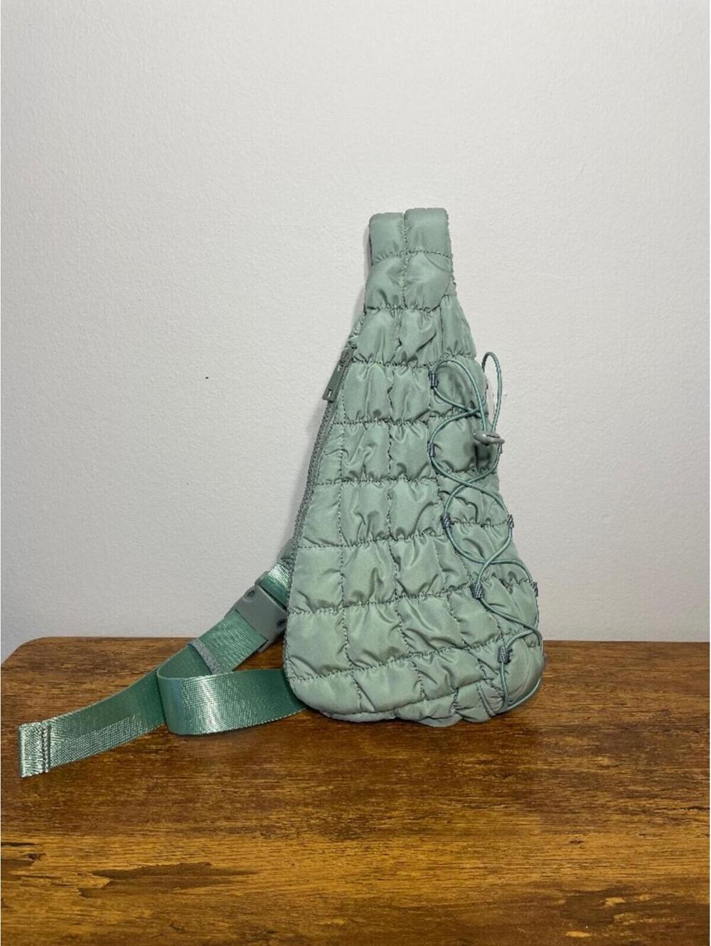 Do Everything in Love Quilted Puffer Sling Bag Gorpcore